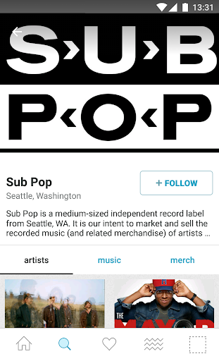 Bandcamp - عکس برنامه موبایلی اندروید