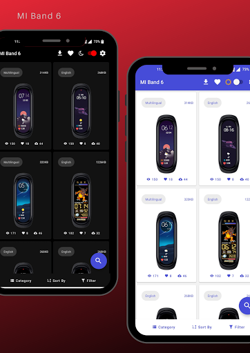 Mi band 6 watch faces for Android Download Bazaar