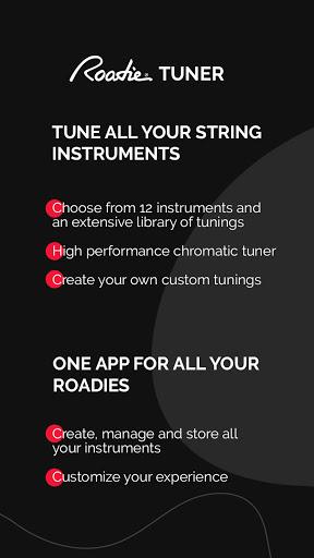 Roadie Tuner - Guitar & Uke - عکس برنامه موبایلی اندروید
