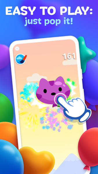 Balloon Pop: Little Kid Games - عکس بازی موبایلی اندروید