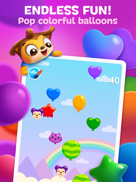 Balloon Pop: Little Kid Games - عکس بازی موبایلی اندروید