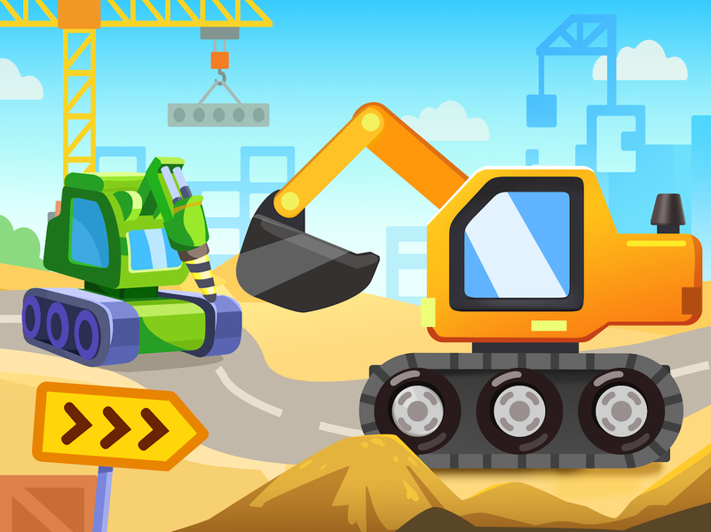 Car Games for Kids: Baby Game - Gameplay image of android game