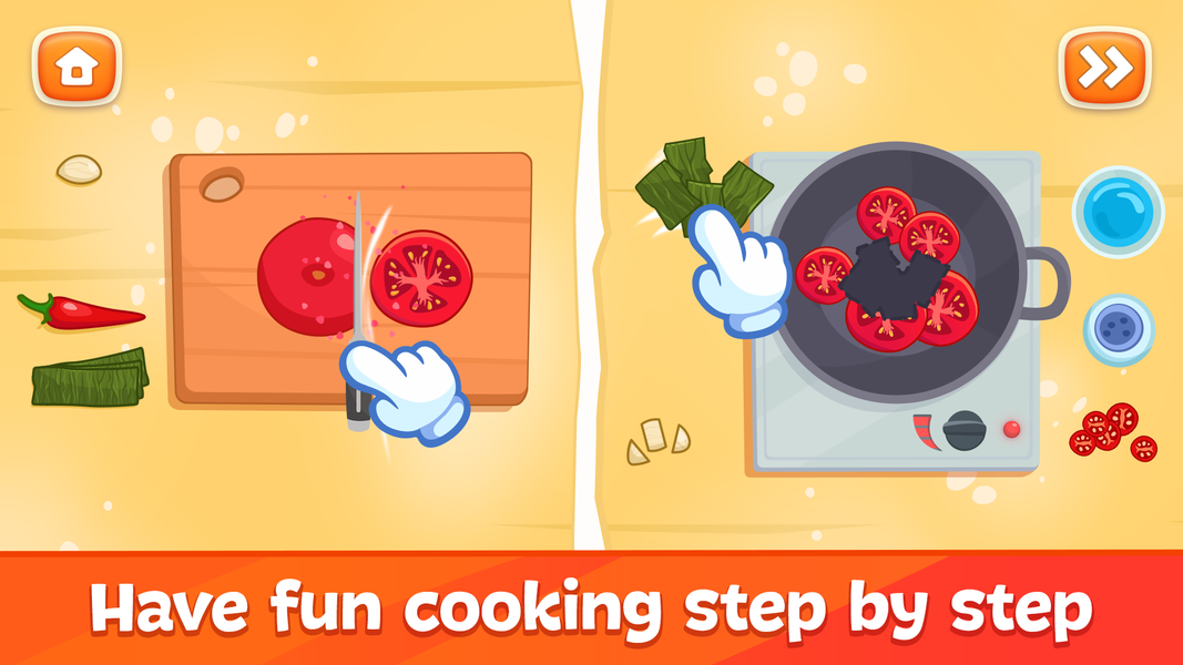 Pizza Games for Kids: Pizzeria - عکس بازی موبایلی اندروید