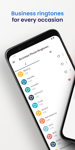 Business phone ringtones - Image screenshot of android app