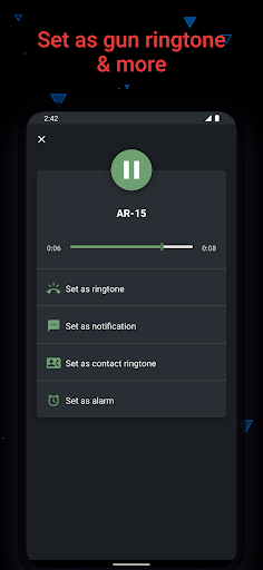 Gun and weapons sounds - Image screenshot of android app