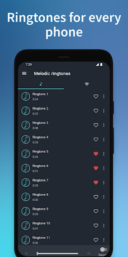 Melodic Ringtones - Image screenshot of android app