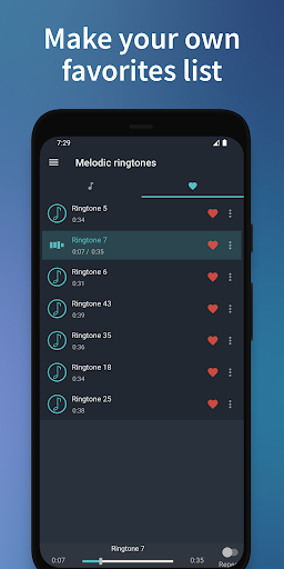 Melodic Ringtones - Image screenshot of android app