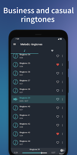 Melodic Ringtones - Image screenshot of android app