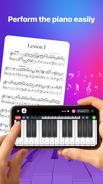 Easy Piano Keyboard - Piano88 - عکس برنامه موبایلی اندروید