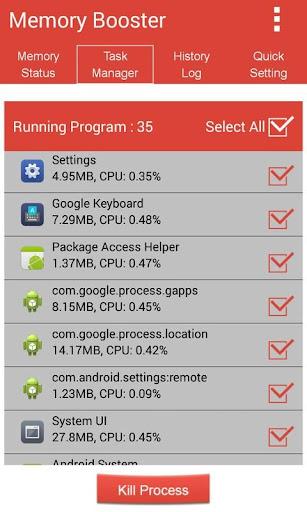 Memory booster + Ram Cleaner - Image screenshot of android app