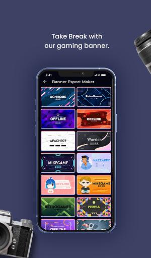 Banner Esport Maker for Gaming - Image screenshot of android app