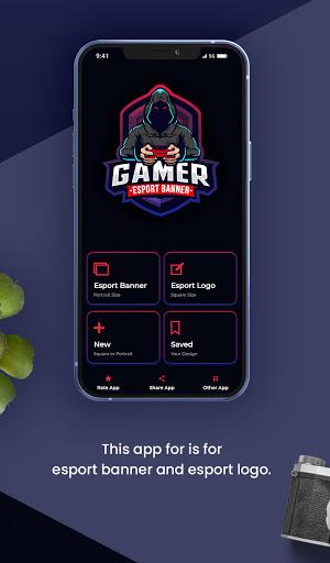 Banner Esport Maker for Gaming - Image screenshot of android app