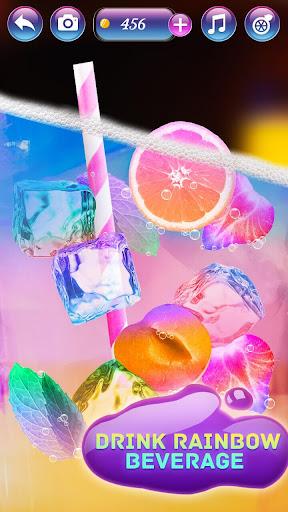 Rainbow Drinks Fruits Simulator - Gameplay image of android game