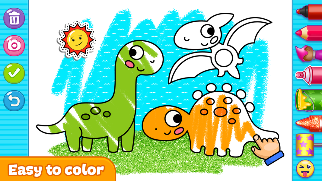 Fun Coloring games for kids - Image screenshot of android app