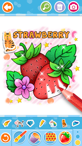 Fruits and Vegetables Coloring - Image screenshot of android app