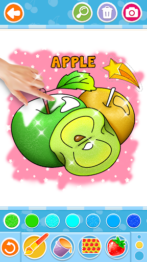 Fruits and Vegetables Coloring - Image screenshot of android app