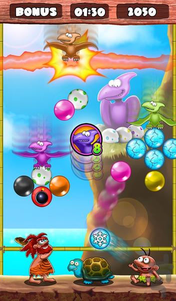 Jurassic Bubbles - Gameplay image of android game