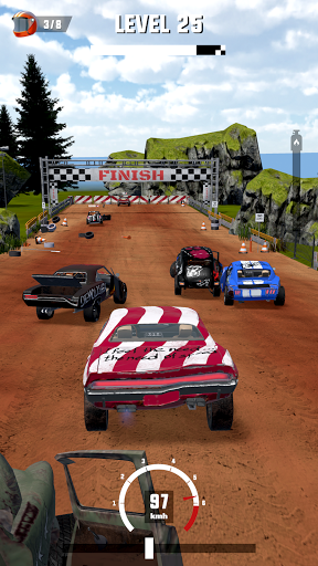 Mad Racing ۳D - Crash the Car - عکس برنامه موبایلی اندروید