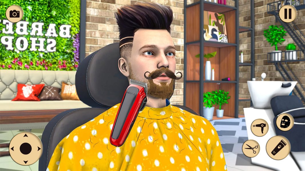 Barber Shop Haircut Simulator - عکس بازی موبایلی اندروید