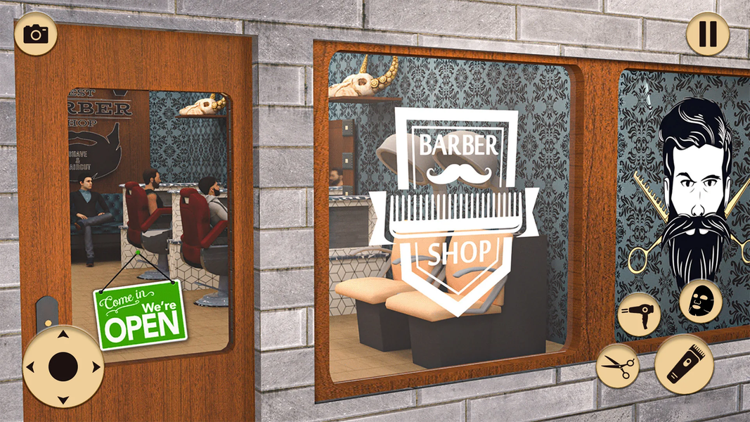 Barber Shop Haircut Simulator - عکس بازی موبایلی اندروید