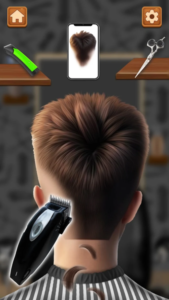 Barber Shop Hair Salon Sim - Gameplay image of android game