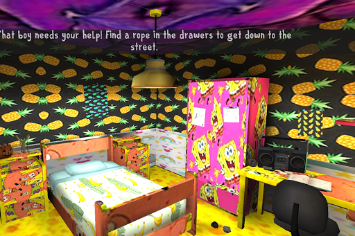 Sponge Ice Cream: Horror Neighborhood - Gameplay image of android game