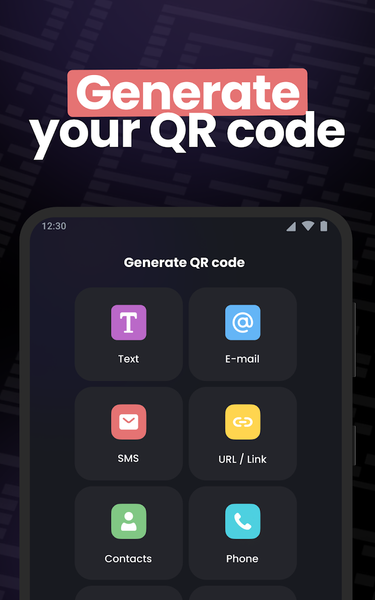 Qr code scanner and reader - عکس برنامه موبایلی اندروید