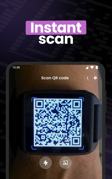 Qr code scanner and reader - عکس برنامه موبایلی اندروید