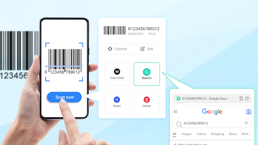 QR code reader & Barcode scanner - عکس برنامه موبایلی اندروید