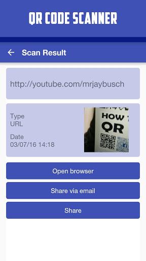 QR Code Scanner - عکس برنامه موبایلی اندروید