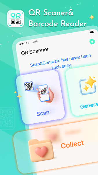 QR Scanner&Barcode Reader - عکس برنامه موبایلی اندروید