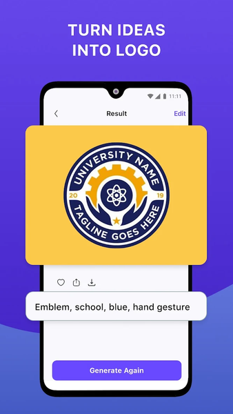 AI Logo Generator Logo Maker - عکس برنامه موبایلی اندروید