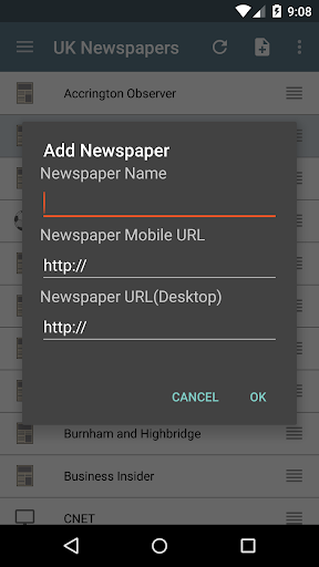 UK Newspapers - Image screenshot of android app