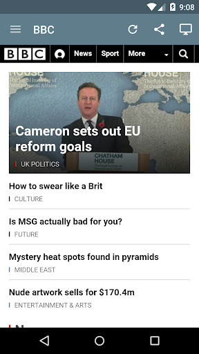 UK Newspapers - Image screenshot of android app