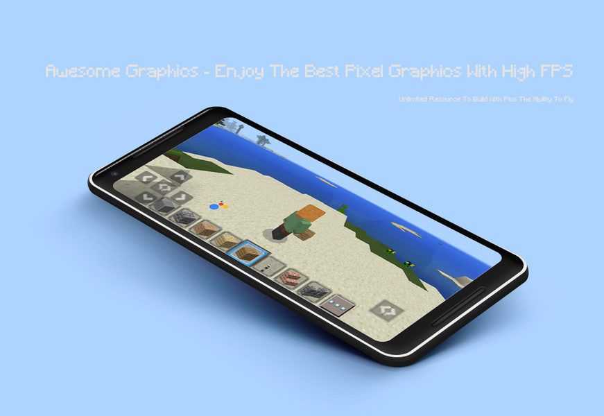 World Block Mini Craft 3D - Gameplay image of android game