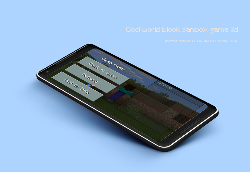 World Block Mini Craft 3D - Gameplay image of android game