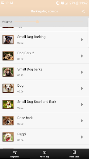 Barking Dog Sounds Ringtones - عکس برنامه موبایلی اندروید