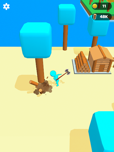 Craftheim - Lumberjack Island - Gameplay image of android game
