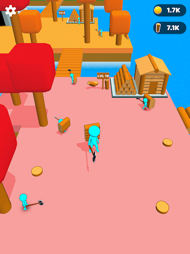 Craftheim - Lumberjack Island - Gameplay image of android game