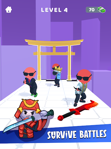 Sword Play! Ninja Slice Runner - Gameplay image of android game