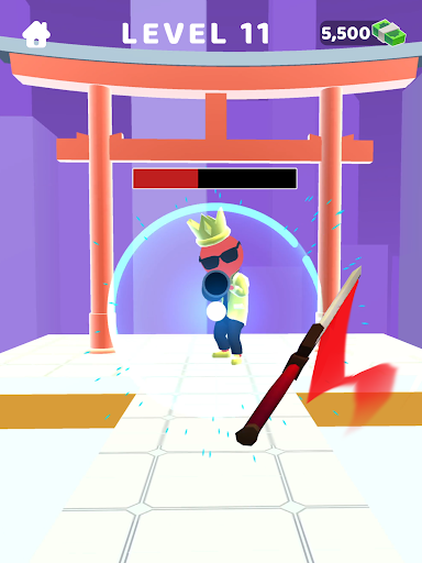 Sword Play! Ninja Slice Runner - Gameplay image of android game