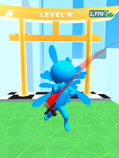 Sword Play! Ninja Slice Runner - Gameplay image of android game