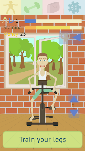 Muscle Clicker: Gym Game - Gameplay image of android game