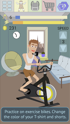 Muscle Clicker 2: RPG Gym Game - Gameplay image of android game