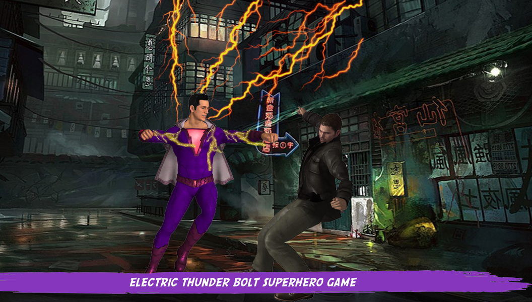 Electra Lantern Superhero: Cit - Gameplay image of android game