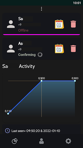 WSeen - tracker for Whatsapp - Image screenshot of android app