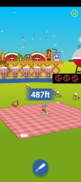 Doodle Slugger : Baseball Game - Gameplay image of android game