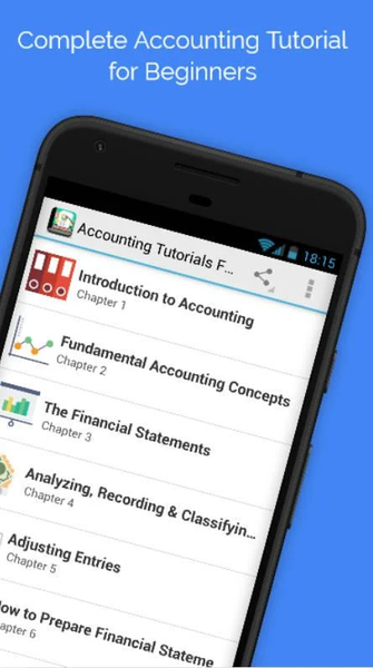 Accounting Tutorial Free - Image screenshot of android app