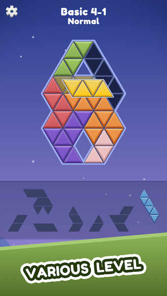 Block Basic : Triangle - Gameplay image of android game