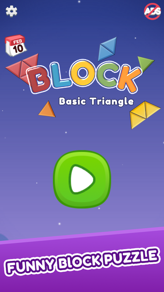 Block Basic : Triangle - Gameplay image of android game
